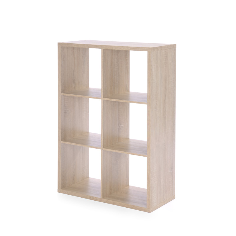 LubeckShelving unit with 6 cubes