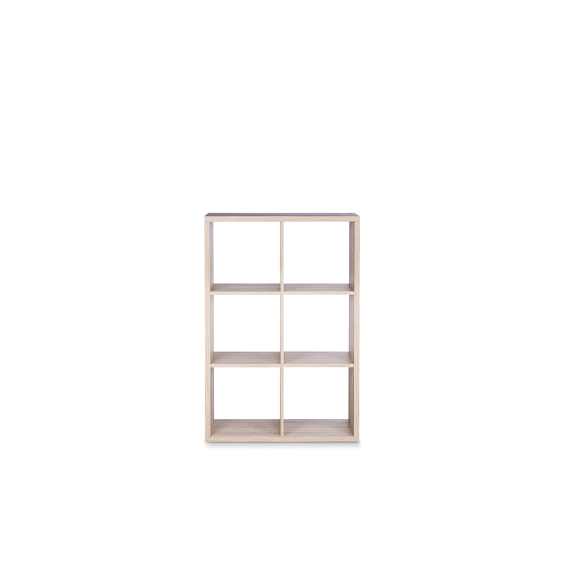 LubeckShelving unit with 6 cubes