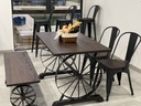 Eton cafe Table,dining table,oudoor table,120x70
