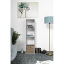 Wuppertal Shelving unit column with 4 cubes