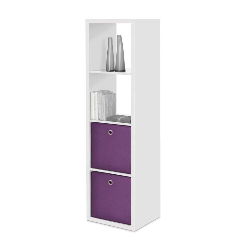 Wuppertal Shelving unit column with 4 cubes