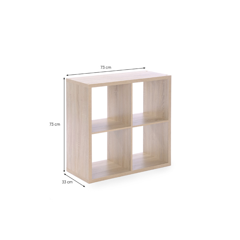 Wuppertal Shelving unit with 4 cubes