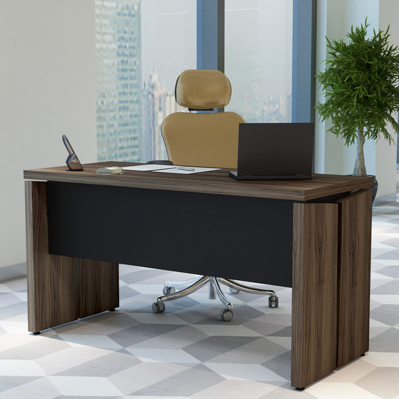  Teresopolis 1400 Operational Desk - Nogal/ Black