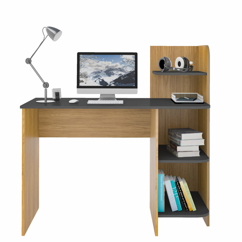 Guaruja Desk - Oak/ Graphite