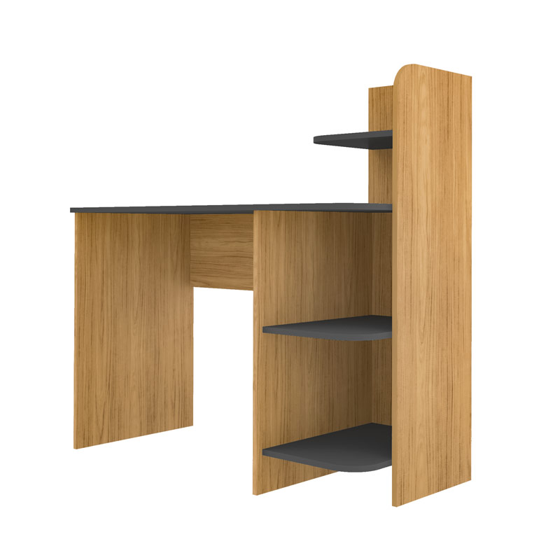 Guaruja Desk - Oak/ Graphite