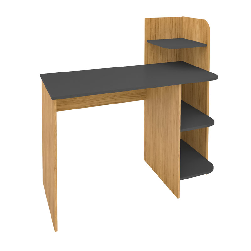 Guaruja Desk - Oak/ Graphite