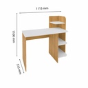 Guaruja Desk - Oak/ White