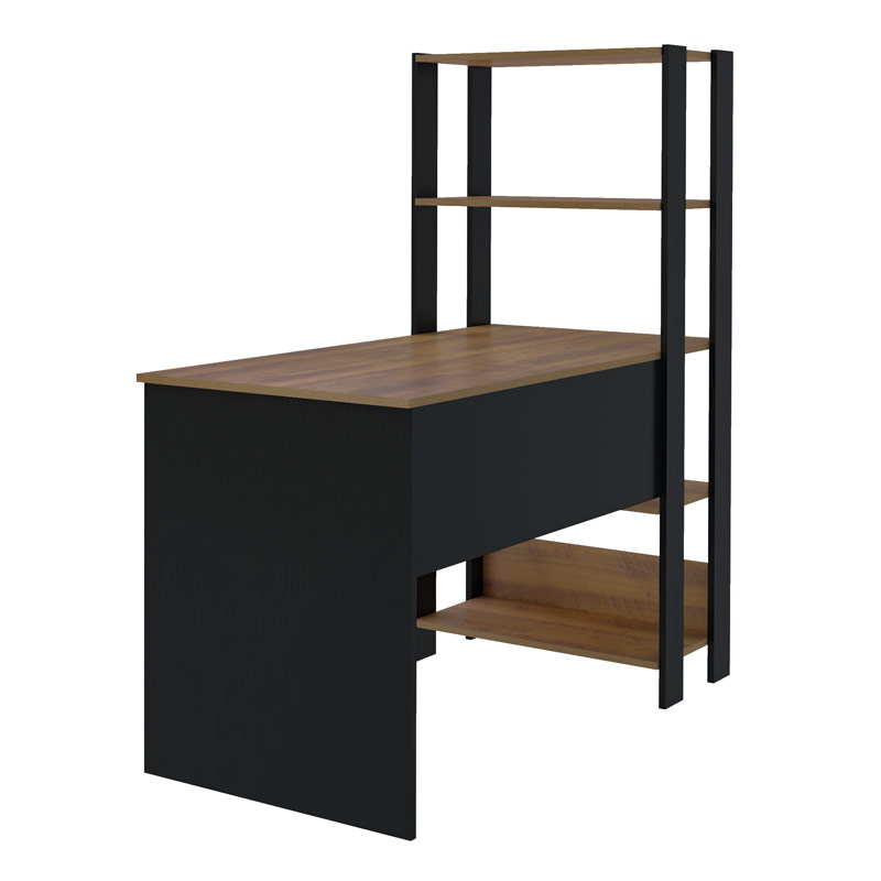Paulista Desk - Pine/ Black