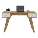 Petropolis Desk - Oak/ White