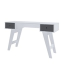 Petropolis Desk - White/ Graphite