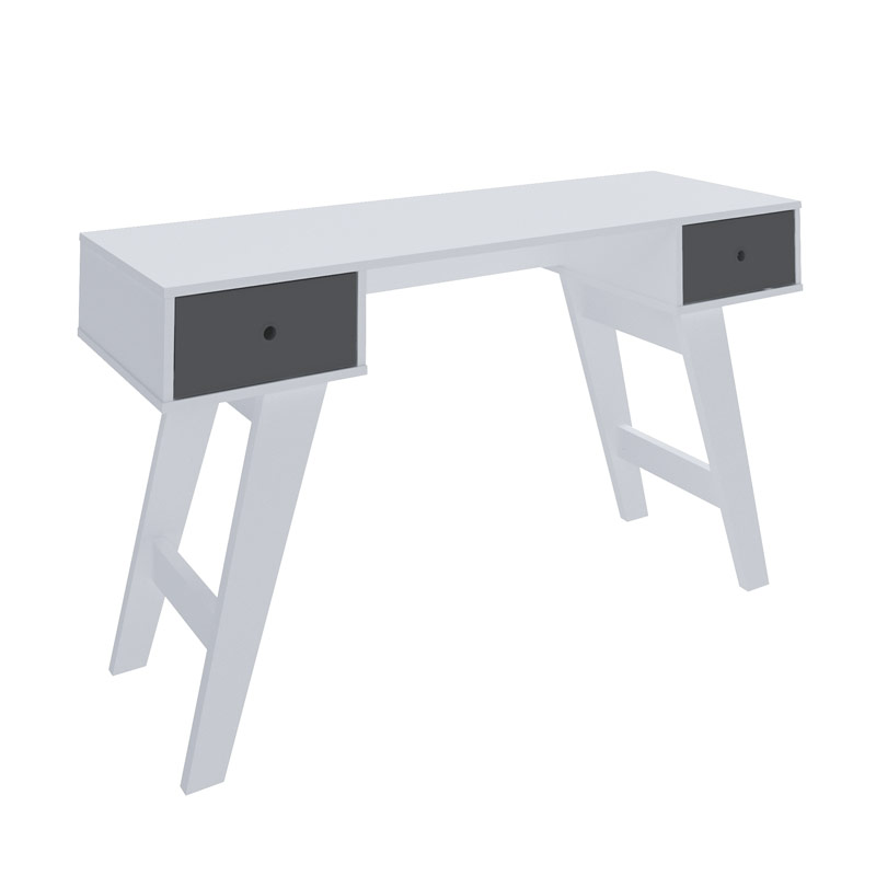 Petropolis Desk - White/ Graphite