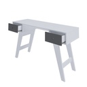 Petropolis Desk - White/ Graphite