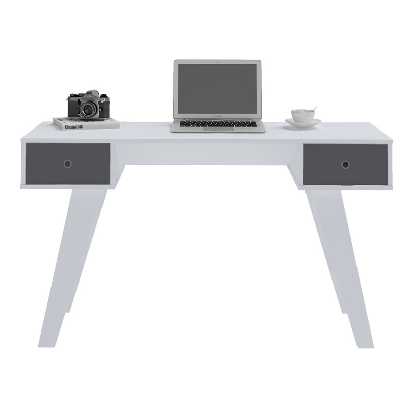 Petropolis Desk - White/ Graphite