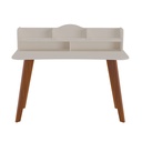 Santa Maria Desk - Off White/ Cedar