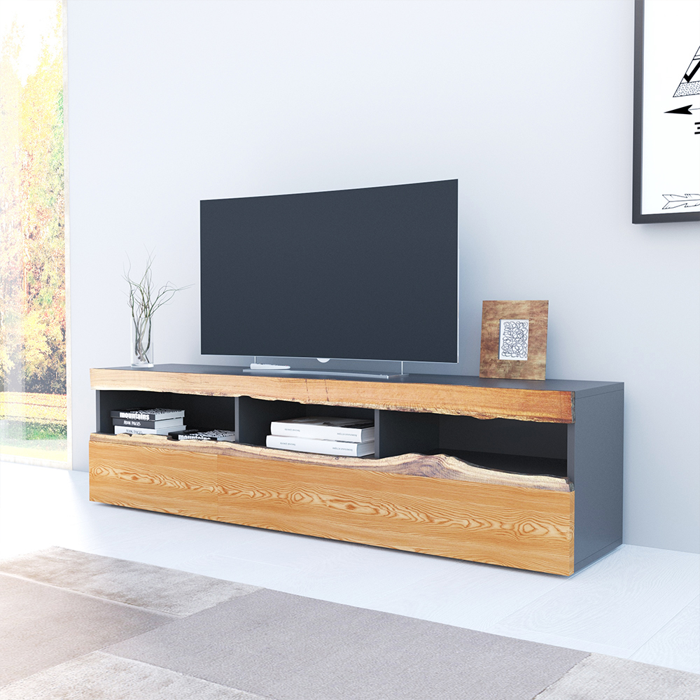 Idiya Quebec tv stand, grey