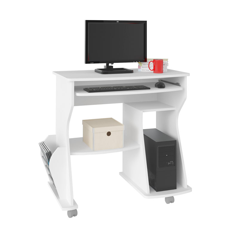 Sao Vicente Computer Table - White 