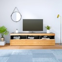 Idiya Quebec tv stand, grey