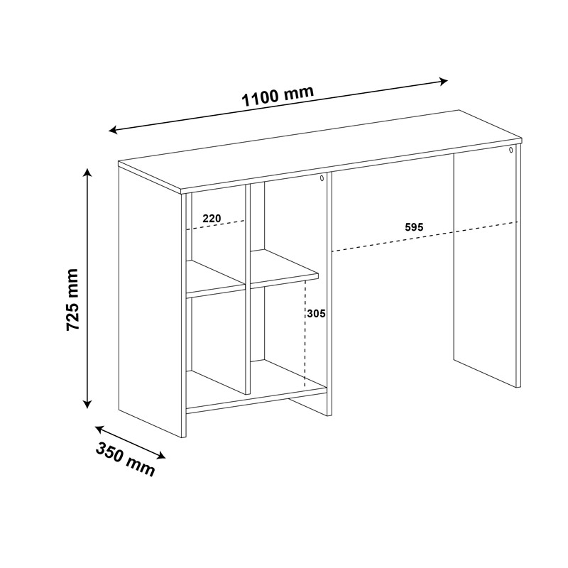 Sumare Desk - White 