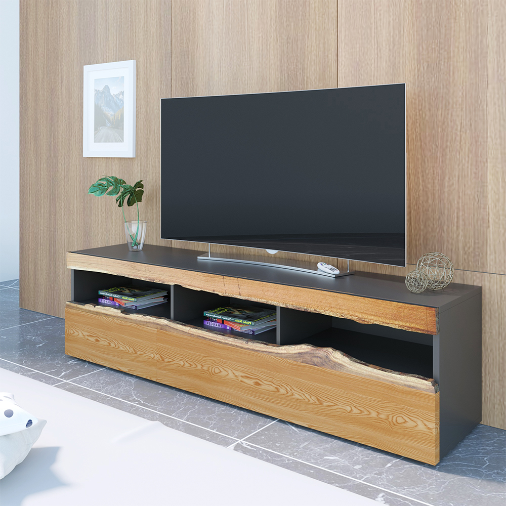 Idiya Quebec tv stand, grey