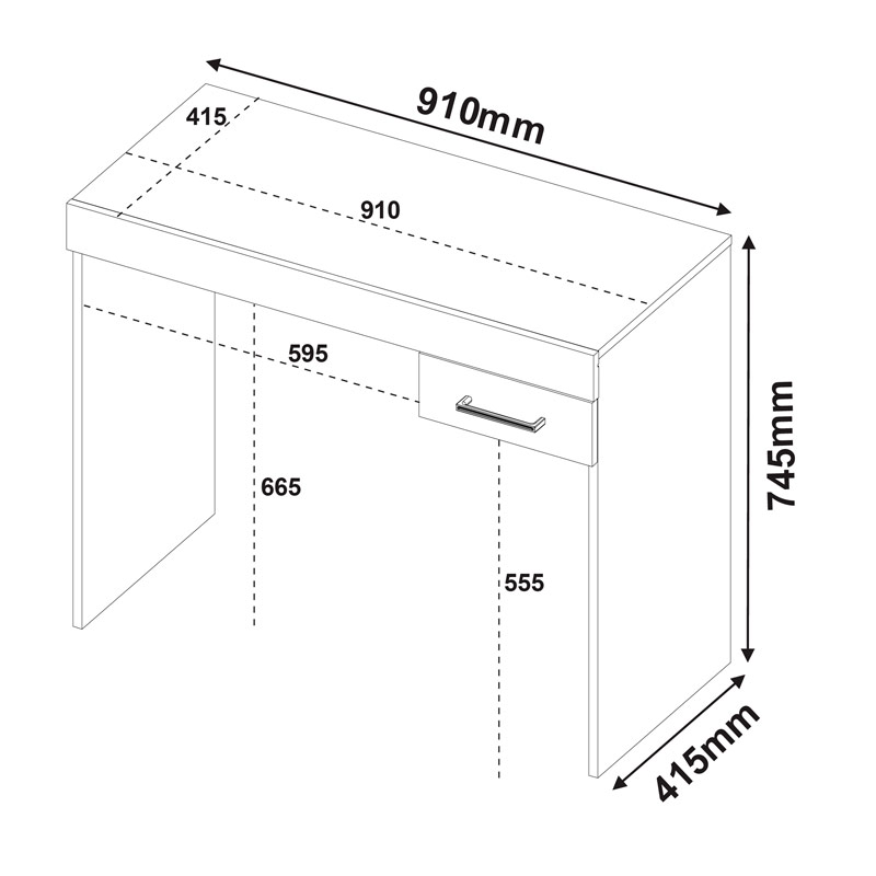 Taubate Desk - Pine