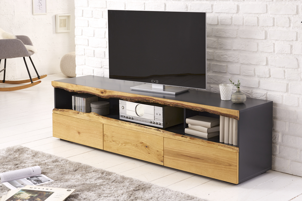 Idiya Quebec tv stand, grey