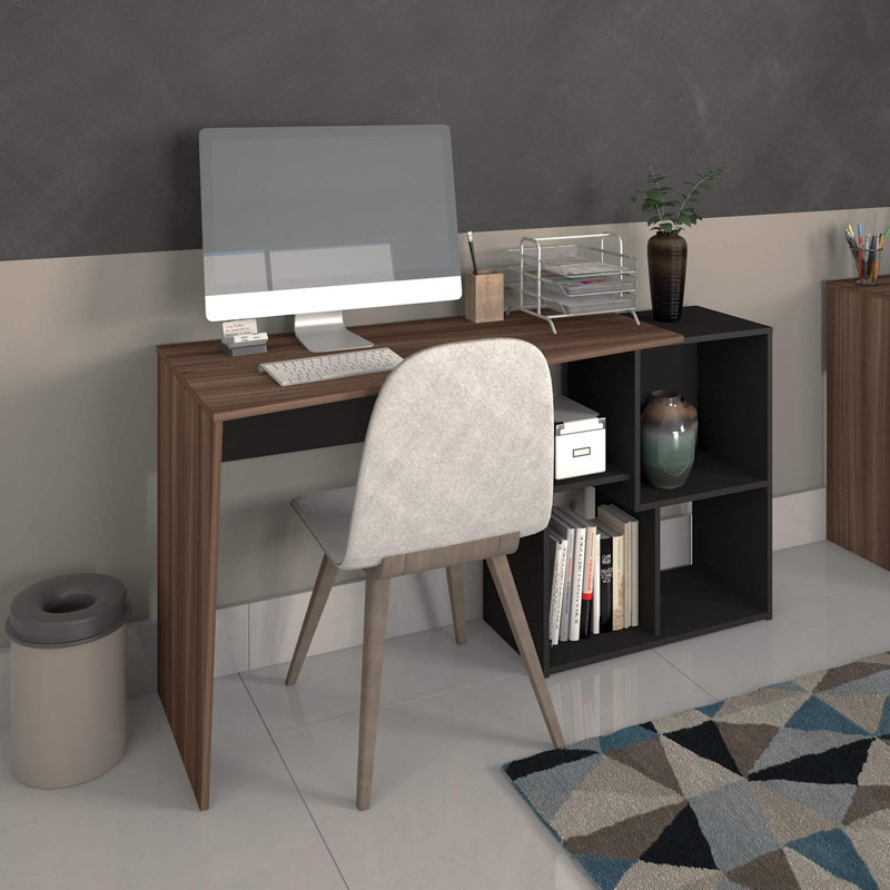 Ipatinga Desk - Ipe/ Black large