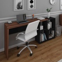  Ipatinga Desk - Ipe/ Black large