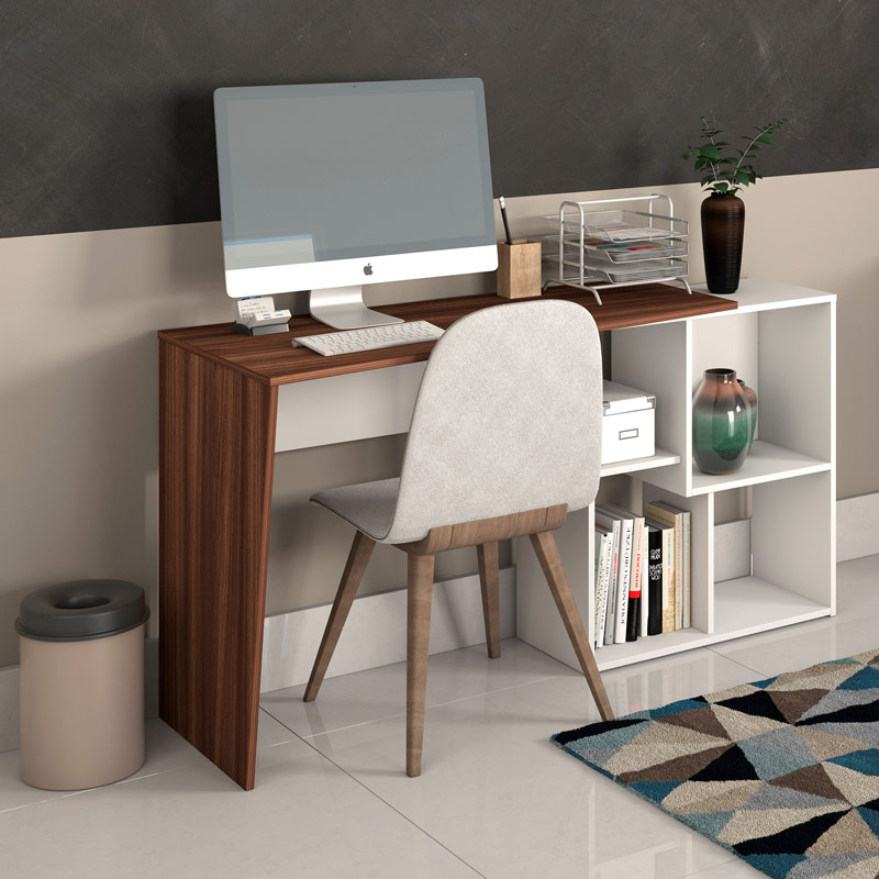  Ipatinga Desk - Ipe/ White