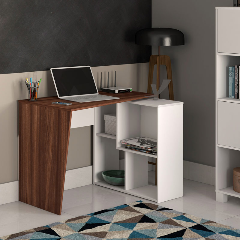  Ipatinga Desk - Ipe/ White