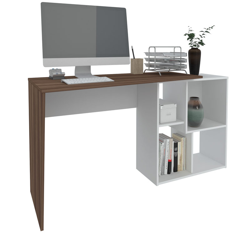  Ipatinga Desk - Ipe/ White large