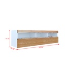 IDIYA QUEBEC TV STAND , WHITE