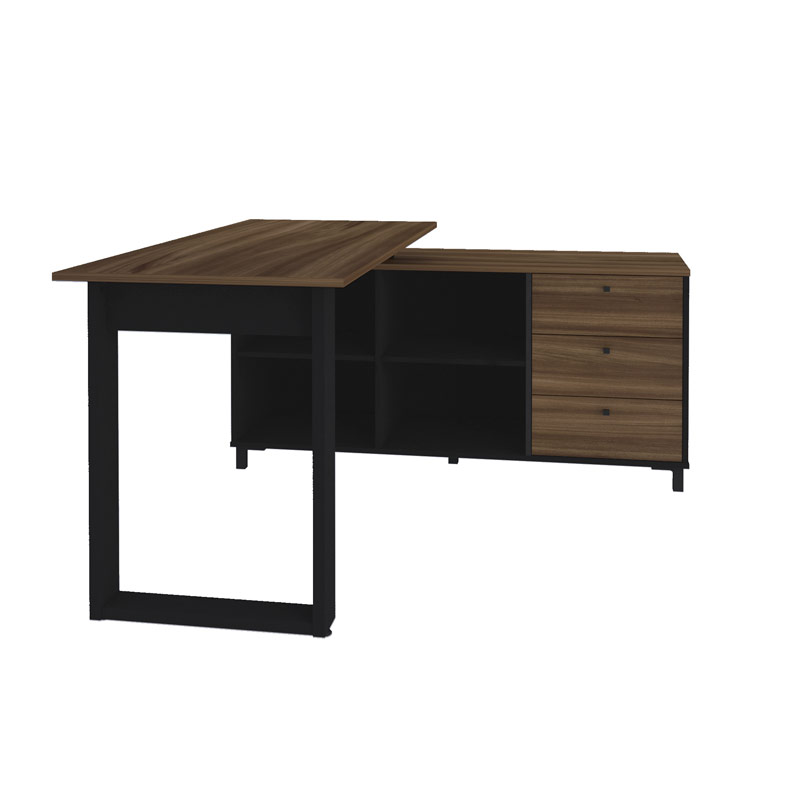  Juazeiro Desk - Ipe/ Black large