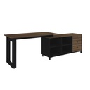  Juazeiro Desk - Ipe/ Black large