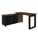  Juazeiro Desk - Ipe/ Black large