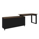  Juazeiro Desk - Ipe/ Black large