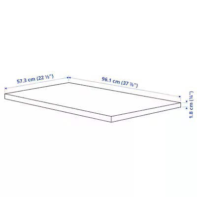 KOMPLEMENT Shelf 100X58cm