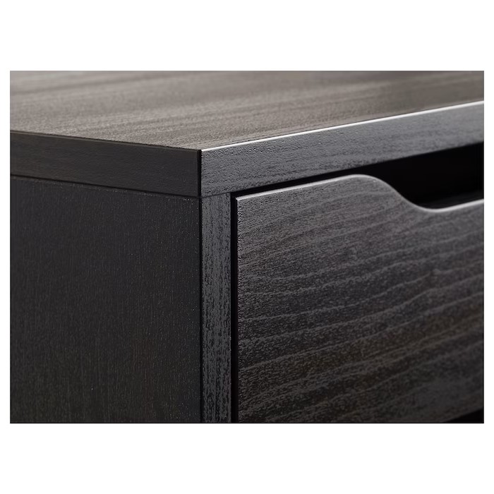 ALEX Drawer Unit, Black-Brown