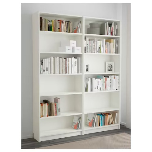 BILLY bookcase white 160x28x202 cm