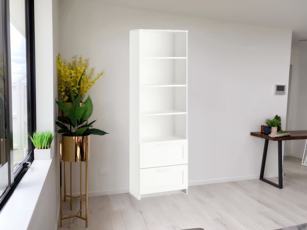 BRIMNES Bookcase, White,60X190 cm