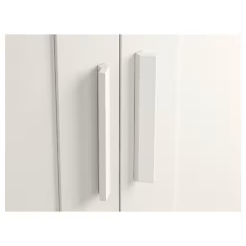 BRIMNES Wardrobe with 3 Doors, White