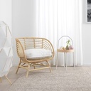 BUSKBO Armchair, Rattan (no Cushion)