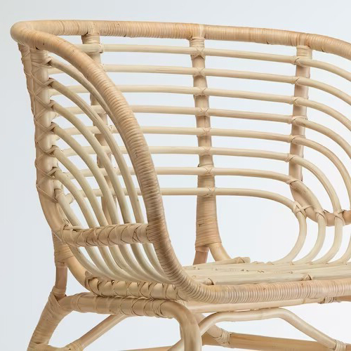 BUSKBO Armchair, Rattan (no Cushion)