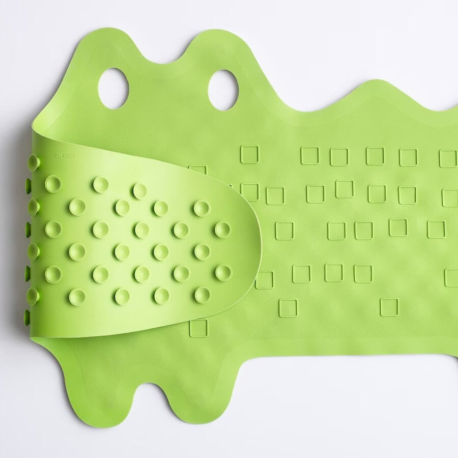 Bathtub Mat- Patrull Bathtub Mat, Crocodile Green