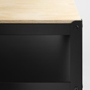 Bror Work Bench Black Pine Plywood 110X55 cm