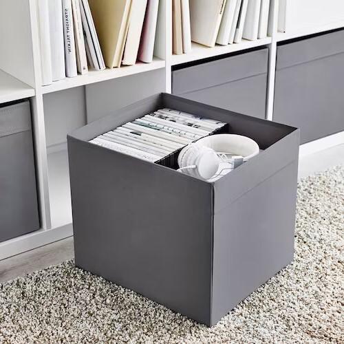 Drona Box 33X38X33cm Grey Color