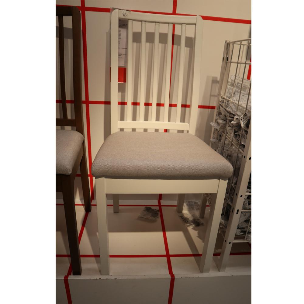 EKEDALEN Chair, White Orrsta Light Grey