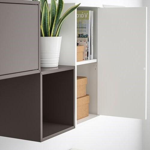 EKET Cabinet W Door and 1 Shelf, White 35X35X70 cm