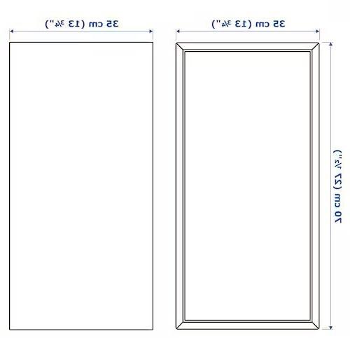 EKET Cabinet W Door and 1 Shelf, White 35X35X70 cm