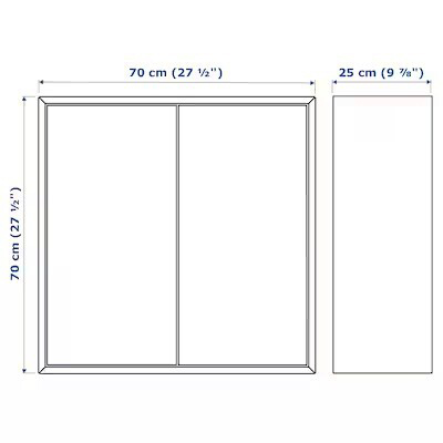 EKET Cabinet with Door White 35X35X35 cm