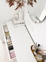 Ekby ALEX Shelf with Drawers, White